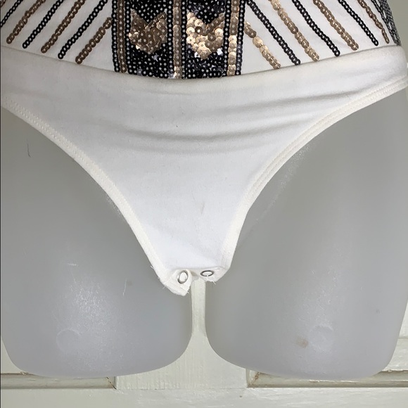 Express Sequined Body Suit - Picture 3 of 10